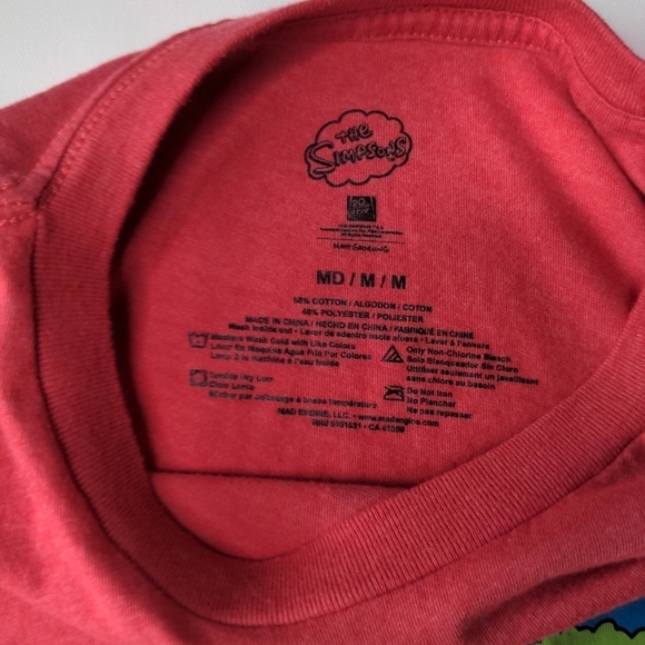 The Simpsons Christmas Holiday T-shirt Size Medium - Picture 2 of 6